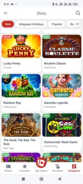 Casino Game Access